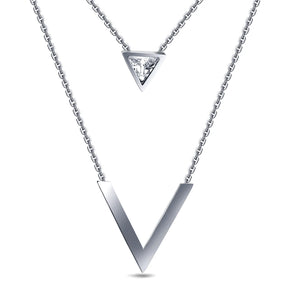 Lumi V-Charm Necklace