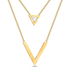 Lumi V-Charm Necklace