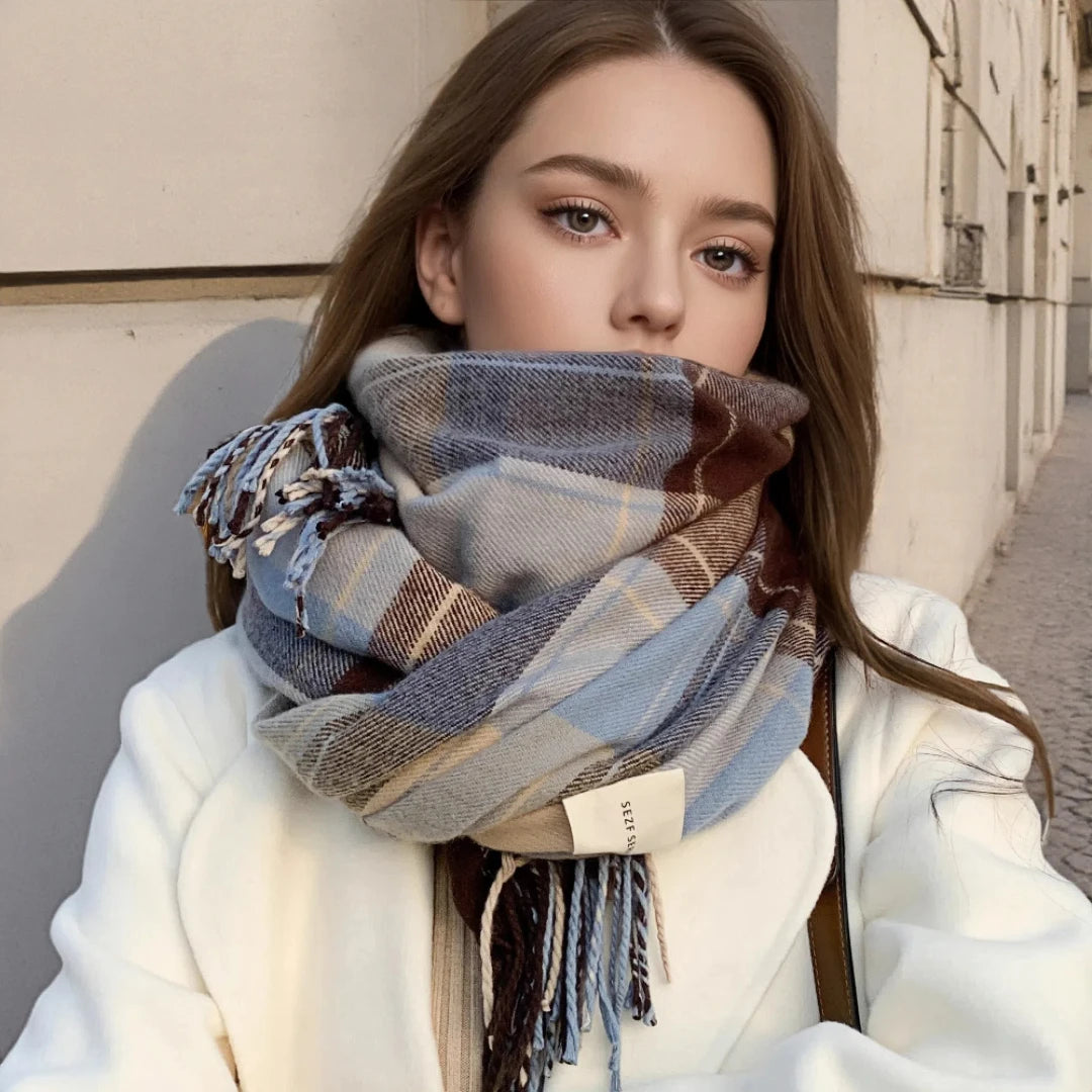 Winter Luxe Plaid Scarf