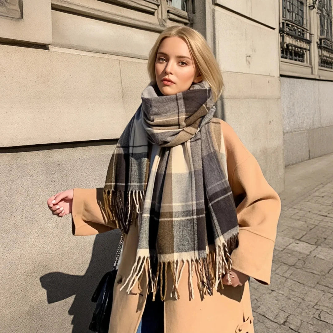 Winter Luxe Plaid Scarf