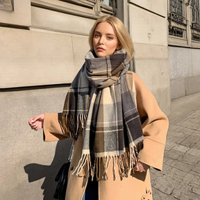 Winter Luxe Plaid Scarf