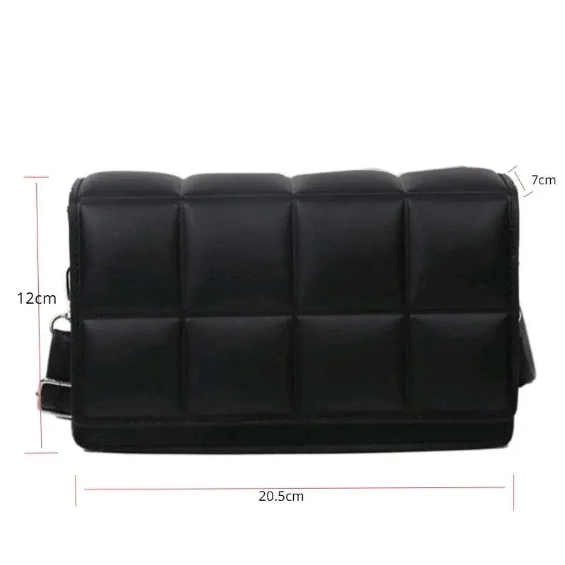 Noir Quilted Crossbody