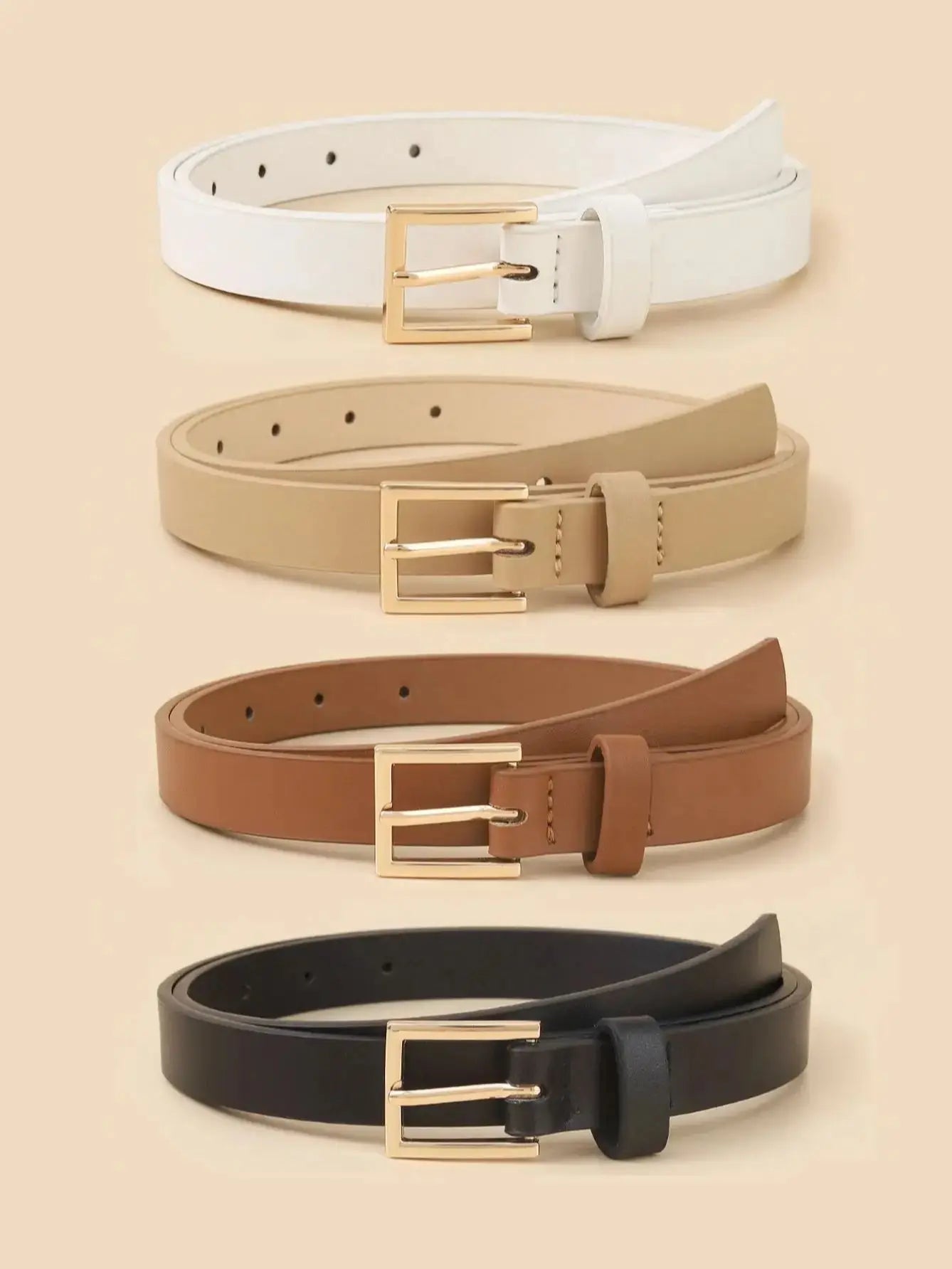 LuxeTrio Classic Belt Set