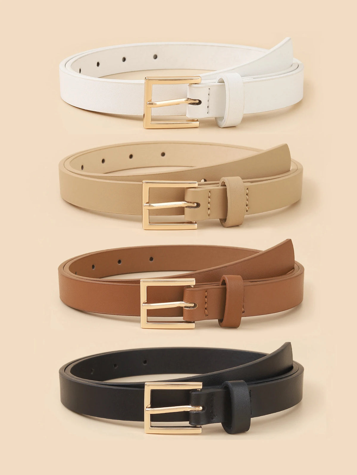 LuxeTrio Classic Belt Set