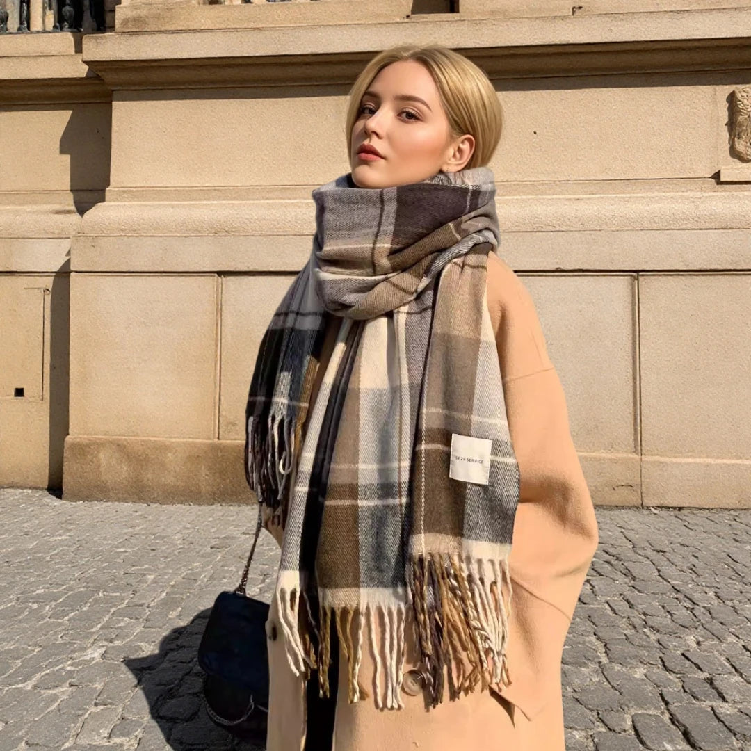 Winter Luxe Plaid Scarf