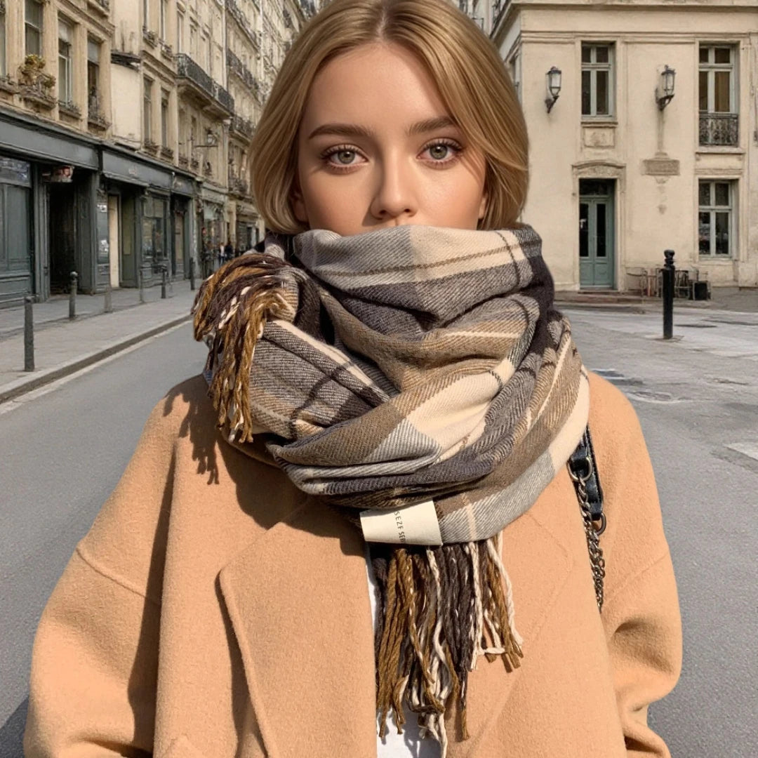 Winter Luxe Plaid Scarf