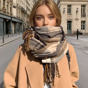 Winter Luxe Plaid Scarf