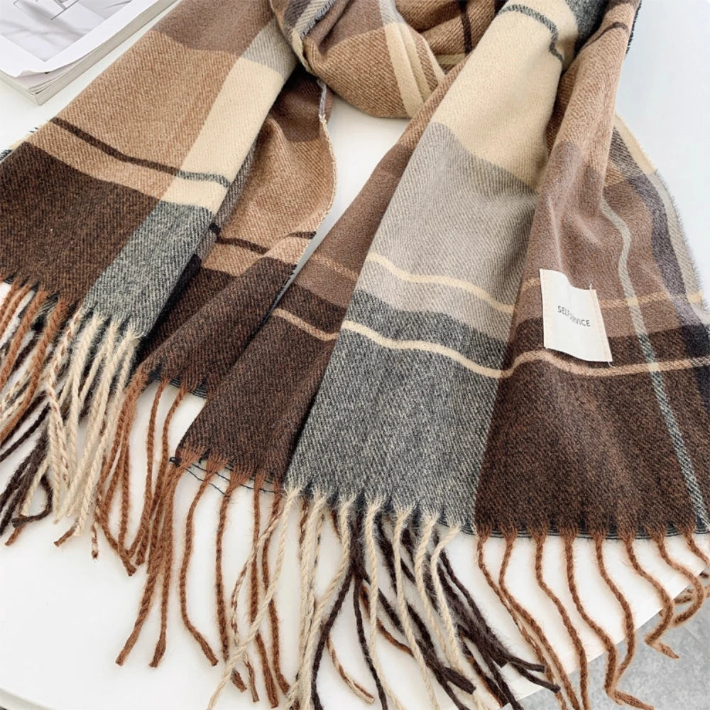 Winter Luxe Plaid Scarf
