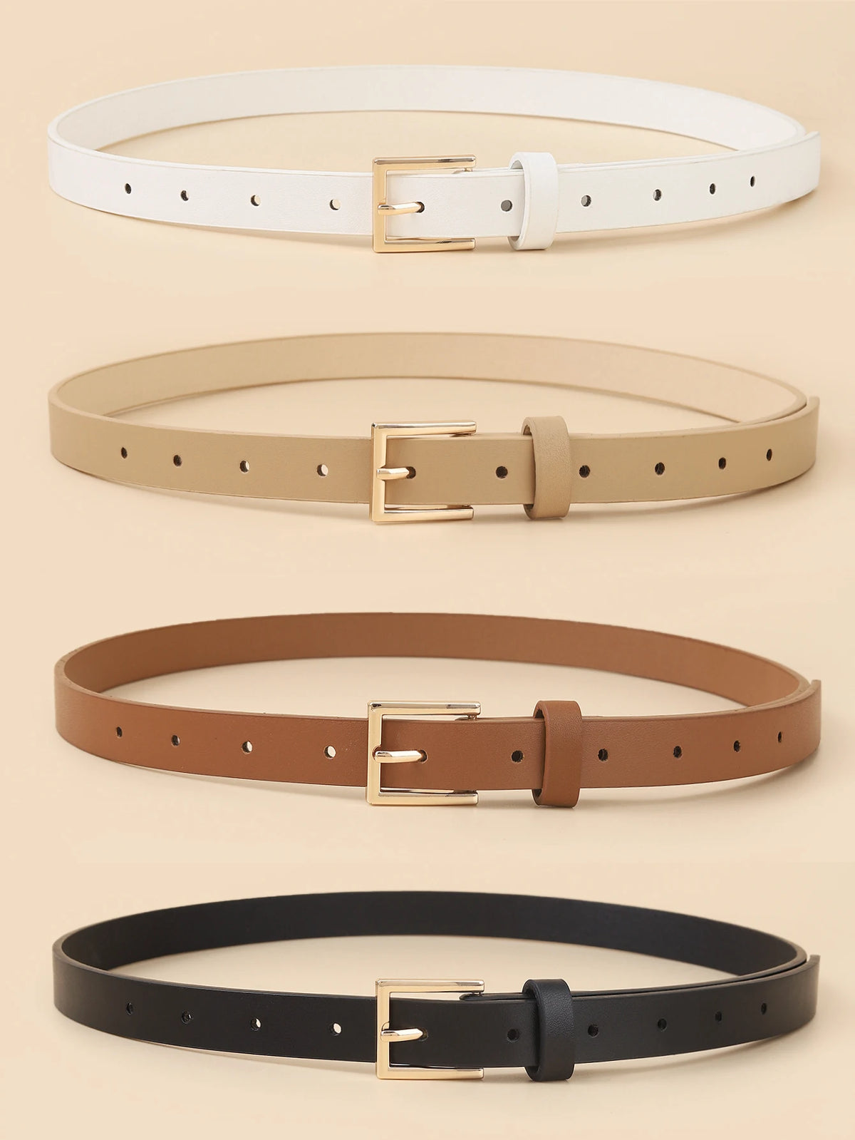 LuxeTrio Classic Belt Set
