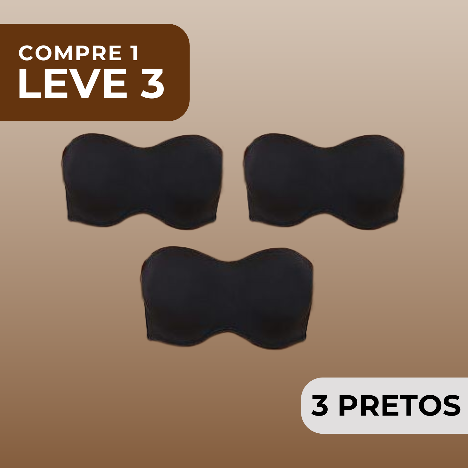 Kit Sutiã ComfortUp - Pague 1 & Leve 3